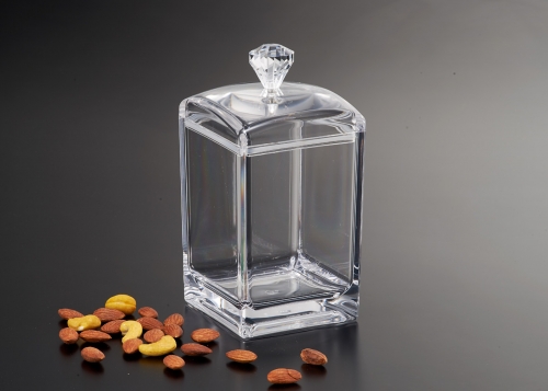 Square Canister transparent style